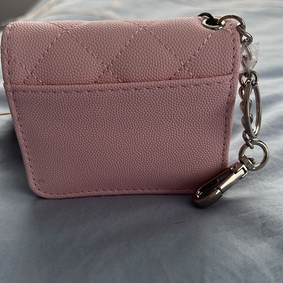 Steve Madden Pink Mini Keychain Wallet - Picture 6 of 6
